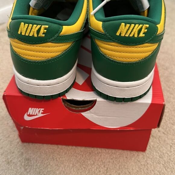 Nike Dunk Low men’s 5.5 women’s 7 green/yellow - Picture 8 of 9